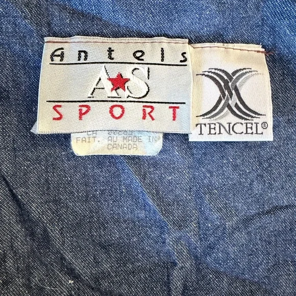 Vintage Anton’s Sport Denim Vest – Made in Canada – Unisex - Picture 5 of 5